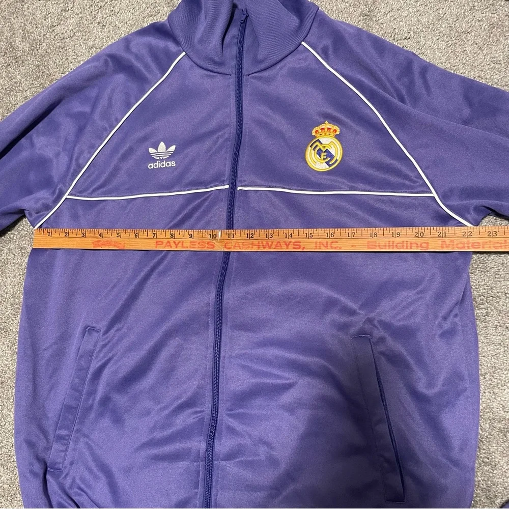 Adidas Real Madrid Royal Purple Track Jacket vintage - Picture 7 of 7